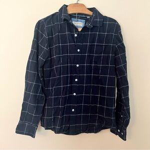 Tallwoods Bruno Milano Black & White Flannel Shirt